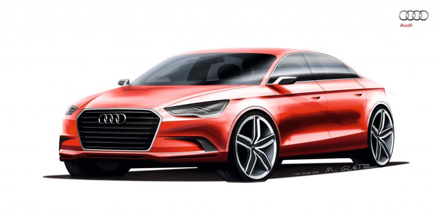 Эскиз Audi A3 Sedan Concept 2011 года  (фото 26 из 26)